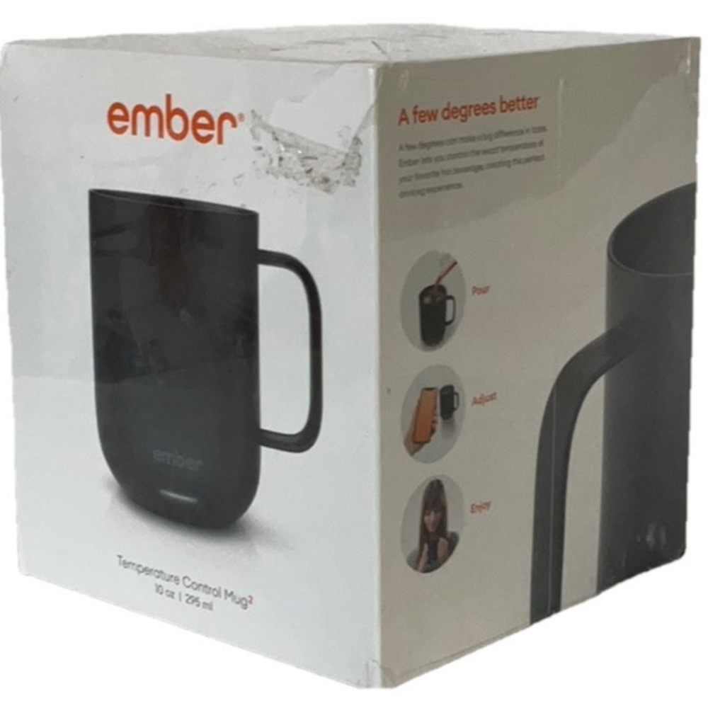 NEW EMBER Black Temperature Control Mug²
